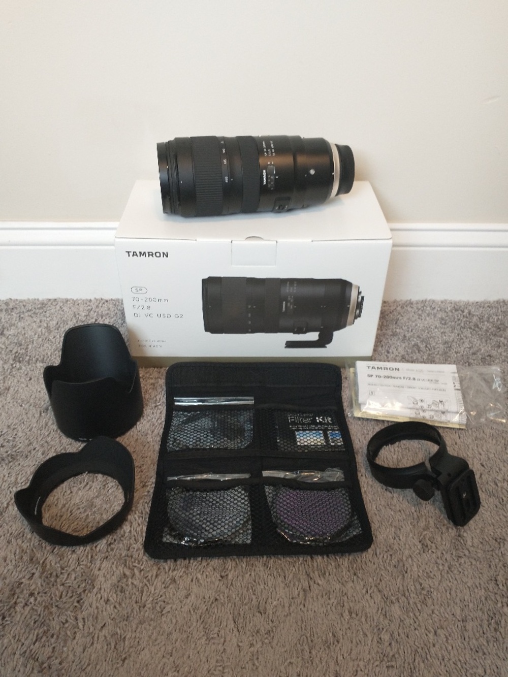 Tamron SP 70-200mm F/2.8 Di VC USD G2 Lens for Nikon Bundle
